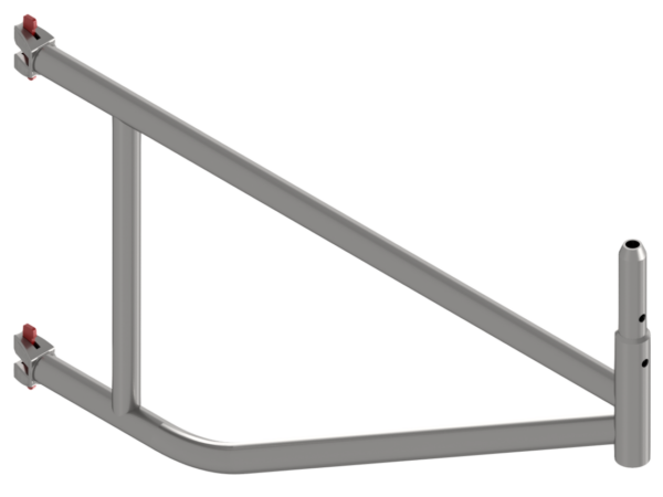 ÉQUERRE DOUBLE ROSETTE 3’10 »  (46″) (1.168M)