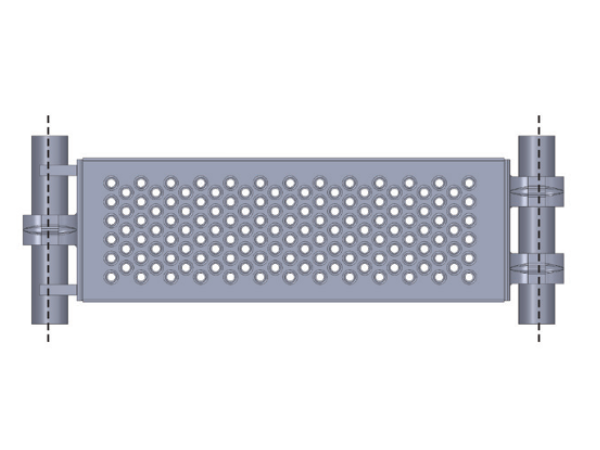 PLATEFORME ALUMINIUM/ALUMINIUM 10’0″ x 19″ (3.05M x 0,48M)