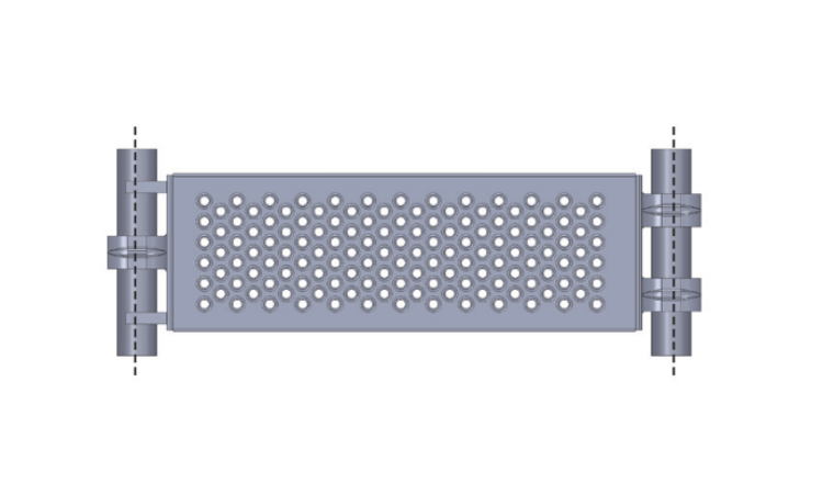 PLATEFORME ALUMINIUM/ALUMINIUM 7’0″ x 19″ (2.13M x 0,48M)